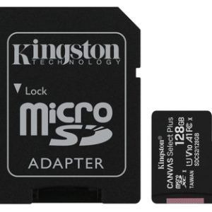 MicroSD 128Go Kingston UHS-I Canvas CL10 (TCP 3.40 € incl.)