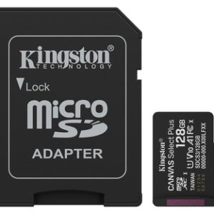 MicroSD 128Go Kingston UHS-I Canvas Select+ c10 U1 * TCP 3.40€ incl.